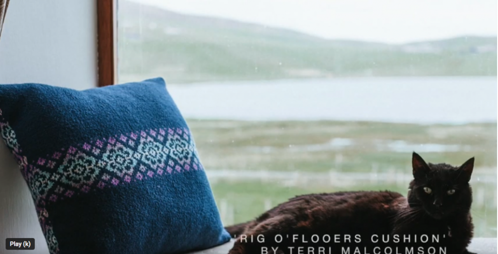 'Rig o'Flooers Cushion | by Terri Laura